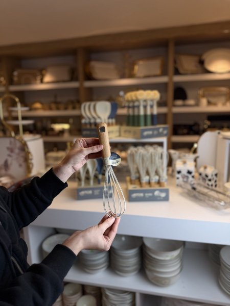 خفاقة سليكون مع خشب